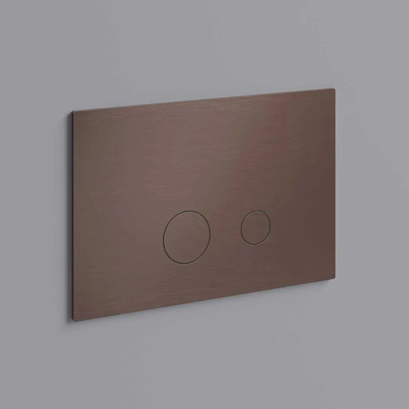 Hotbath &More BAR320 bedieningsplaat messing - Geborsteld Gunmetal PVD