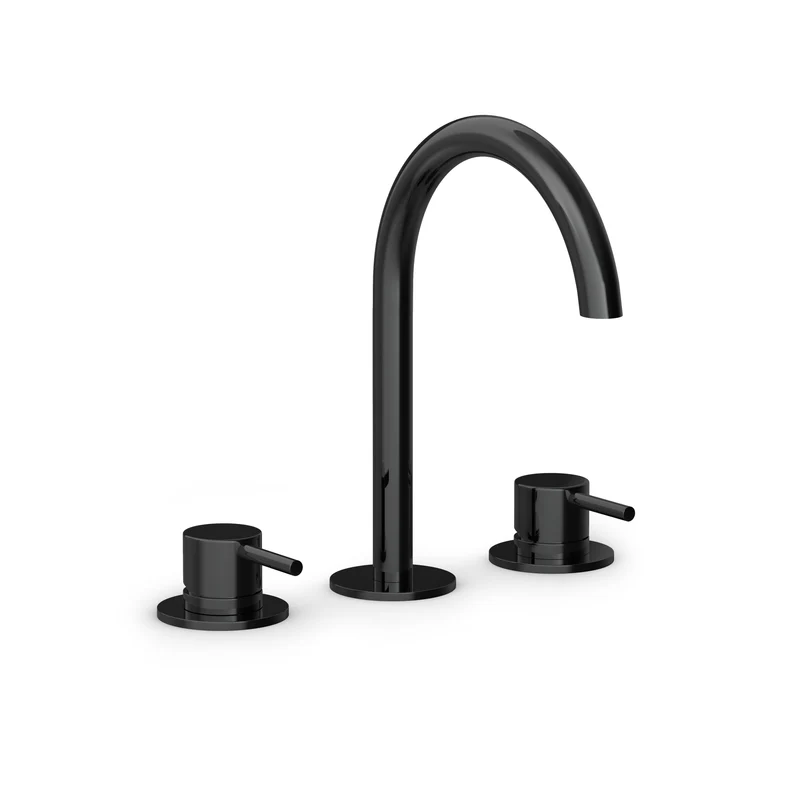 Hotbath Cobber CB033 wastafelkraan - Gepolijst Zwart PVD