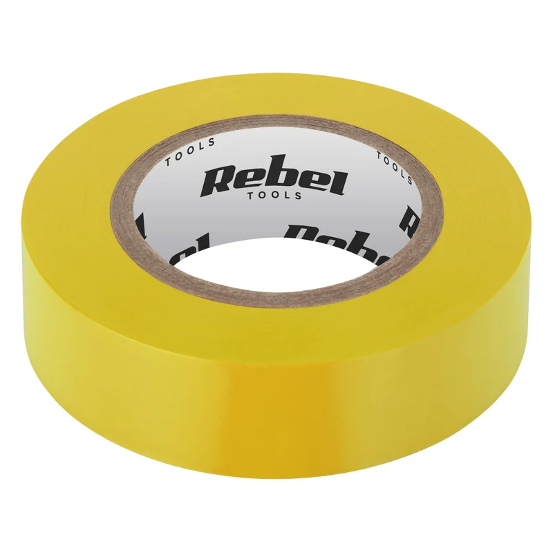REBEL zelfklevende isolatietape (0,13 mm x 19 mm x 20 yd) geel