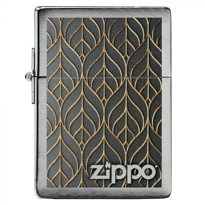 Zippo Gold Leaf Design