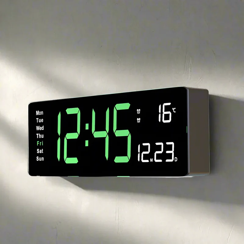 Kleurrijke Acryl Digitale Klok | Modern LED Klok Met USB