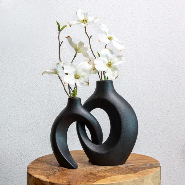 Gleora | Unieke Bloemenvaas - Intertwined Ontwerp