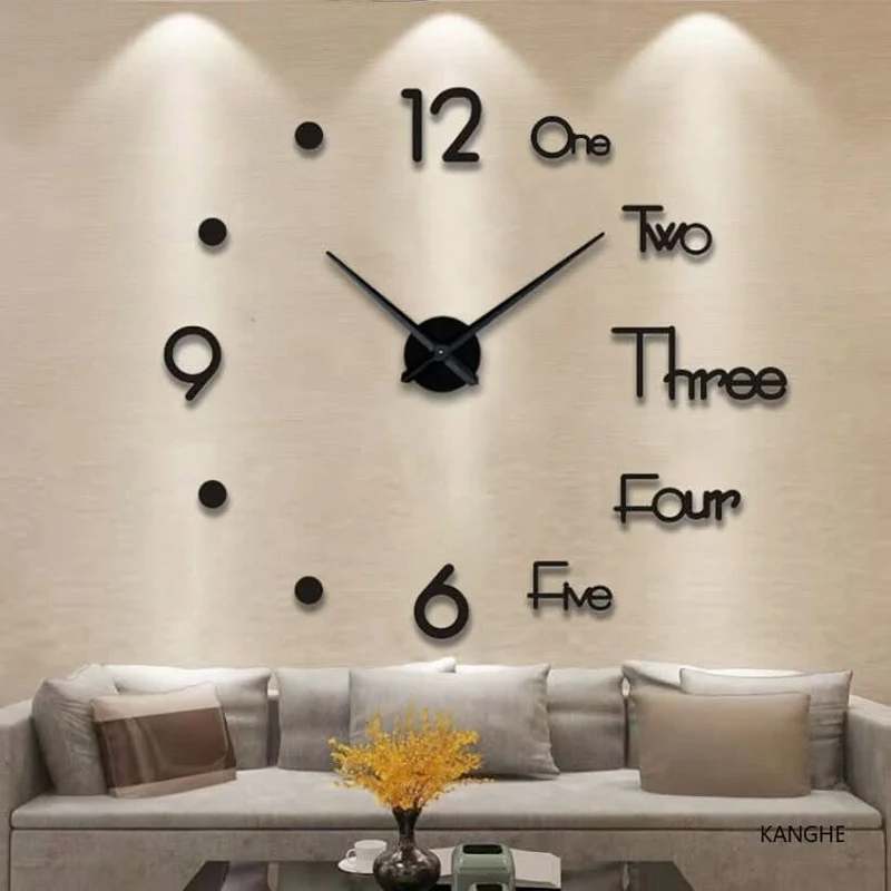 3D Wandklok | Moderne 3D Decoratie met Elegante Stijl