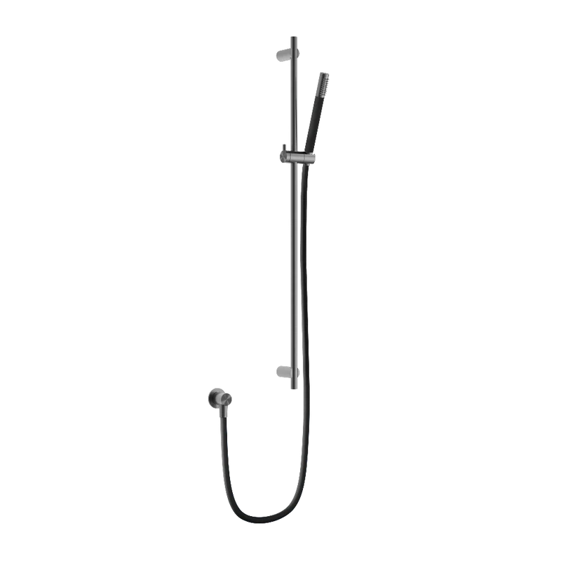Hotbath Archie AR318 glijstang 90cm met handdouche en doucheslang RVS 316 - Geborsteld Gunmetal PVD