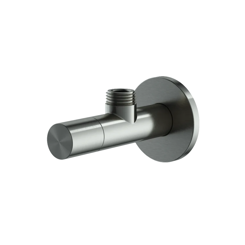 Hotbath Archie AR2002 hoekstopkraan met filter rond RVS 316 - RVS