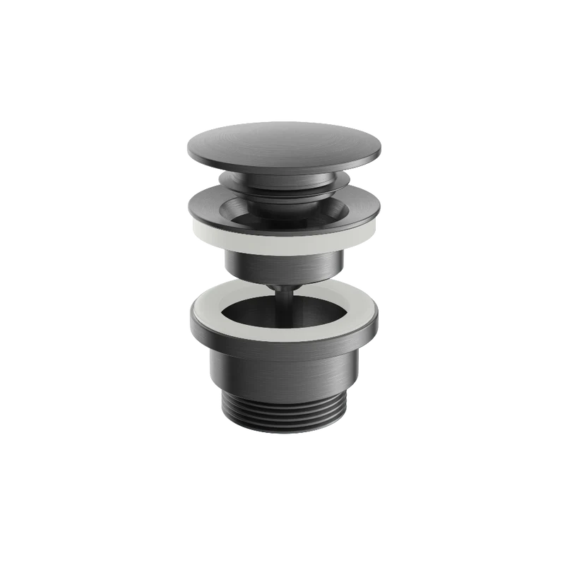 Hotbath Archie AR710 klikplug rond RVS 316 - Geborsteld Gunmetal PVD