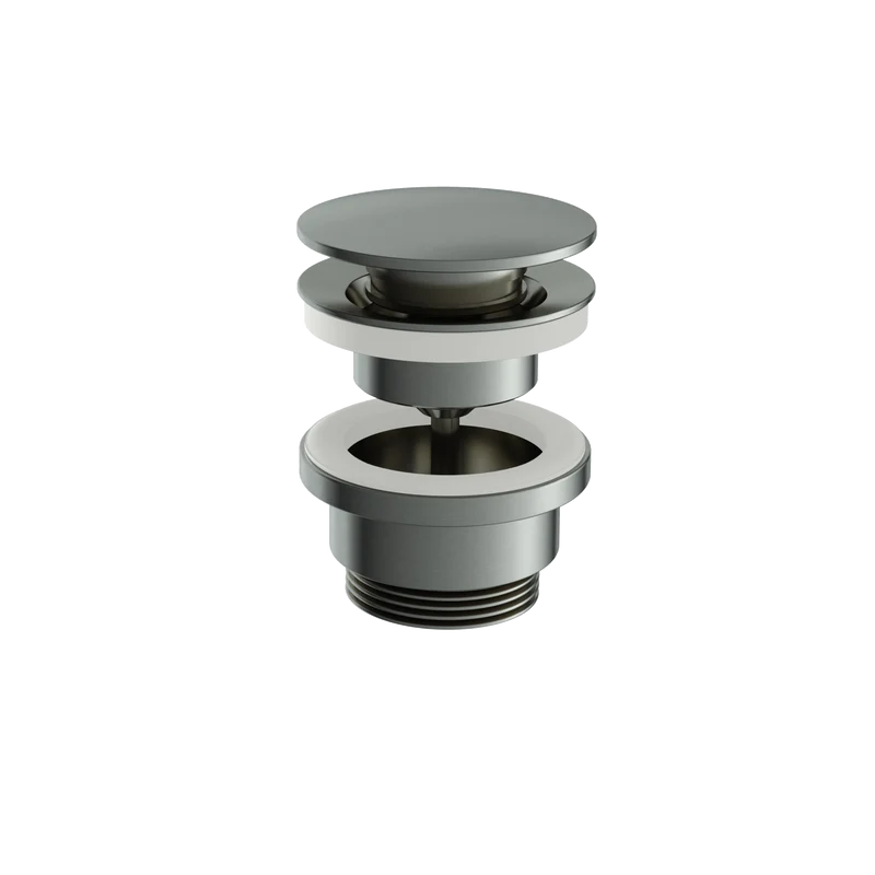Hotbath Archie AR708 niet-afsluitbare plug rond RVS 316 - RVS