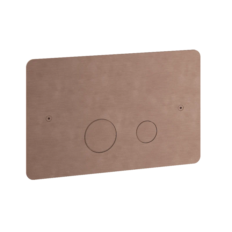 Hotbath Archie ARA320 bedieningsplaat 2-knops RVS 316 - Geborsteld Koper PVD