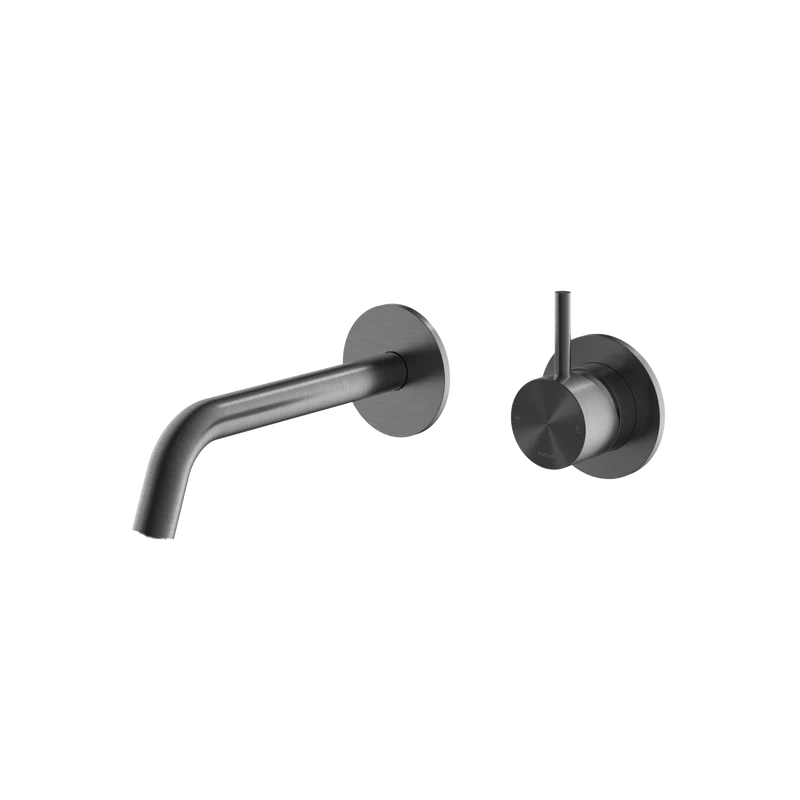 Hotbath Archie AR125 afbouwdeel voor inbouw wastafelkraan 20cm RVS 316 - Geborsteld Gunmetal PVD
