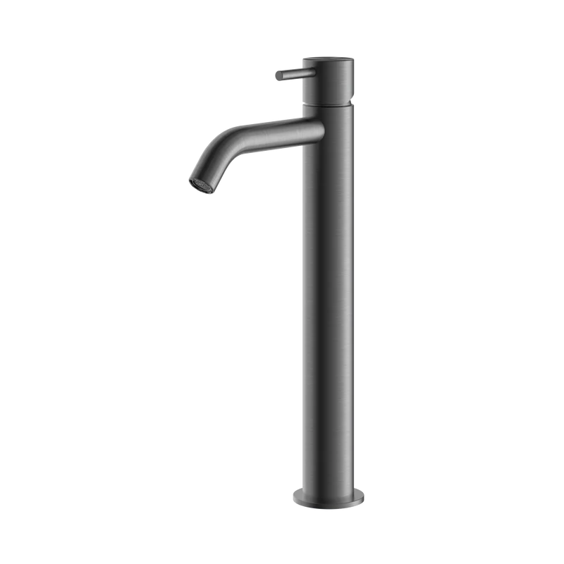 Hotbath Archie AR003H wastafelkraan hoog RVS 316 - Geborsteld Gunmetal PVD
