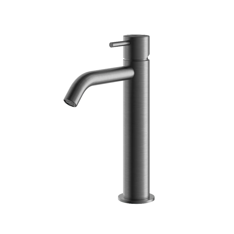 Hotbath Archie AR003M Wastafelkraan medium RVS 316 - Geborsteld Gunmetal PVD