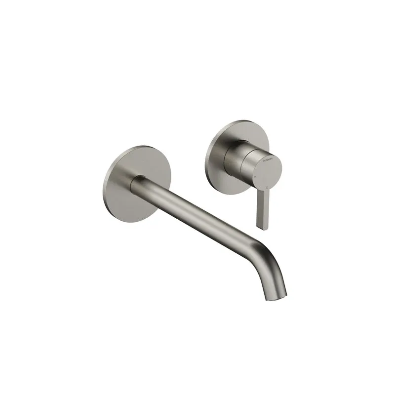 Hotbath Ace AC105EXT afbouwdeel inbouw wastafelkraan 20cm - Geborsteld Nikkel