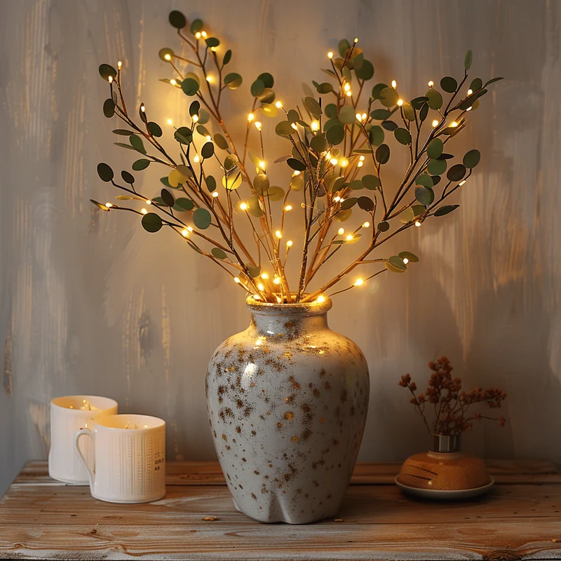 Olijftak Verlichtingsdecoratie 120 LED's
