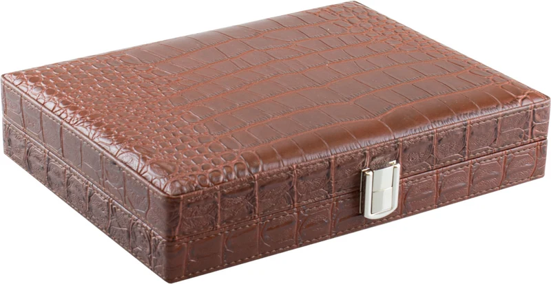 Travel Humidor Croco Silver lock