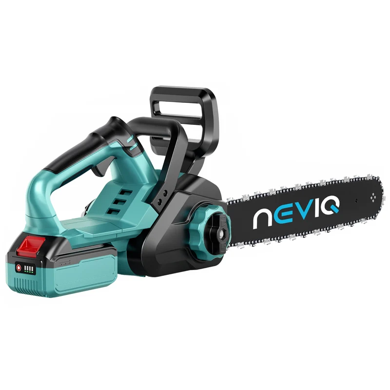 NEVIQ accu-kettingzaag, 12'' zaagblad, 1000W, borstelloze motor, L12302