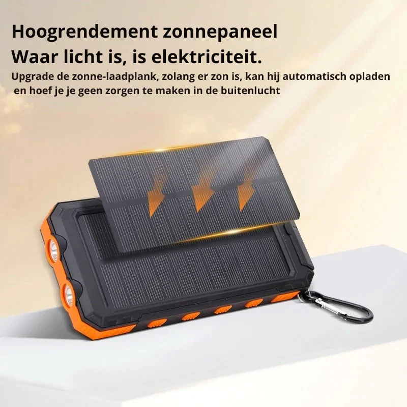 Draagbare Zonne-Energie Powerbank - Snellaadfunctie | 120W