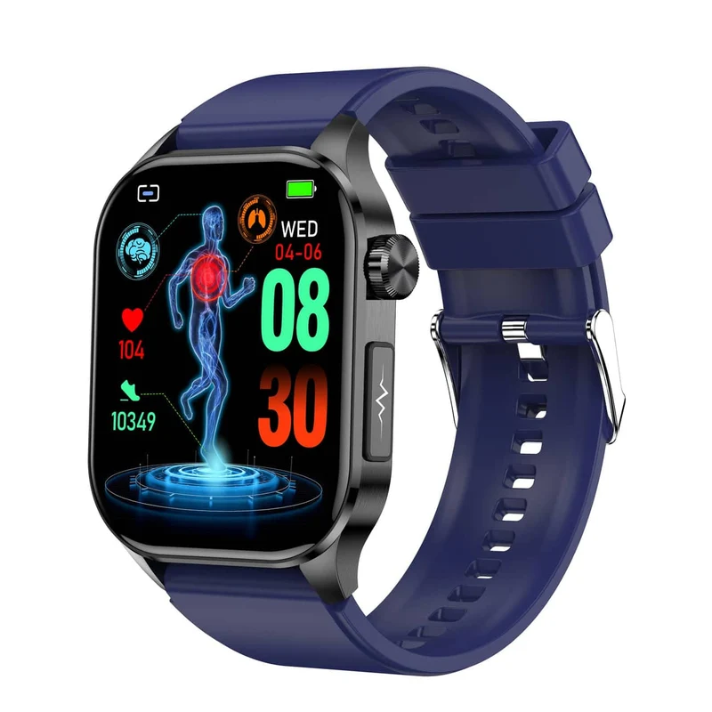Smartwatch met ECG - Bloedsuiker- & Bloeddrukmonitor | HealthSync