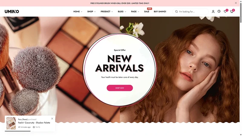 Umino Theme – Cosmetics | Beauty & Skincare