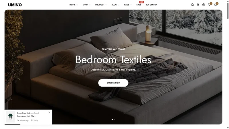 Umino Theme – Minimal Furniture | Modern Furniture & Decor
