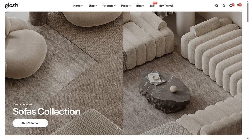 Glozin theme – Urban Living | Furniture & Home Living