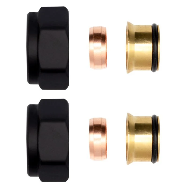 BELRAD klemkoppelingen zwart EKX15 – 2 stuks