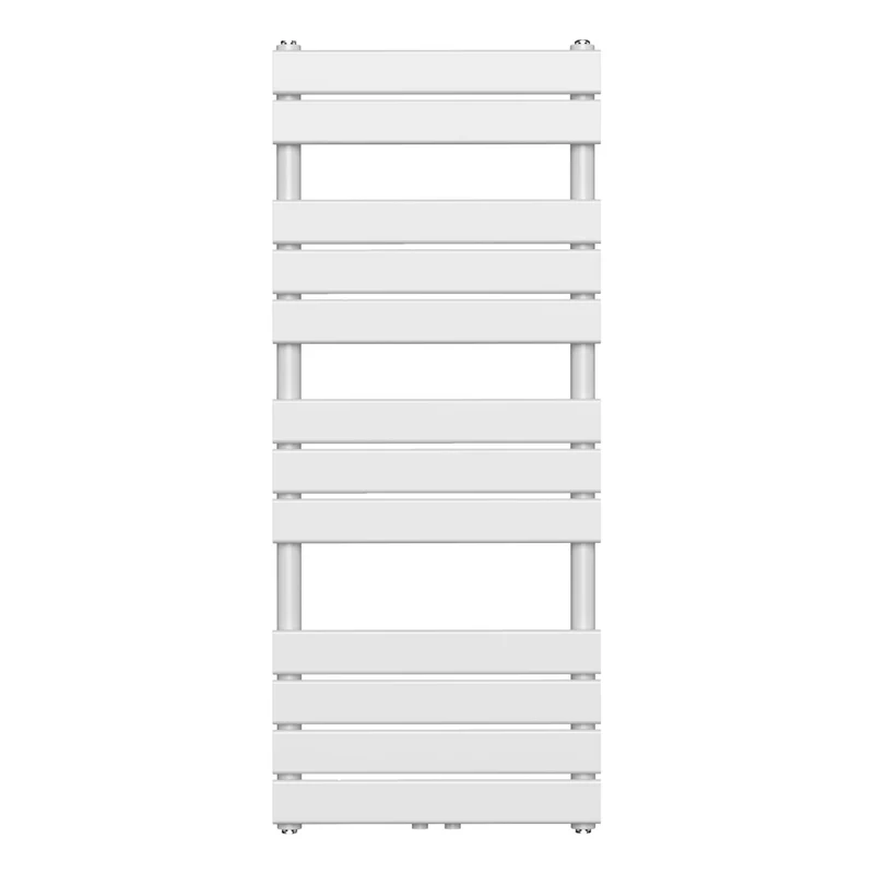 BELRAD Badkamer Radiator 1200x500mm Wit – Middenaansluiting – 593W