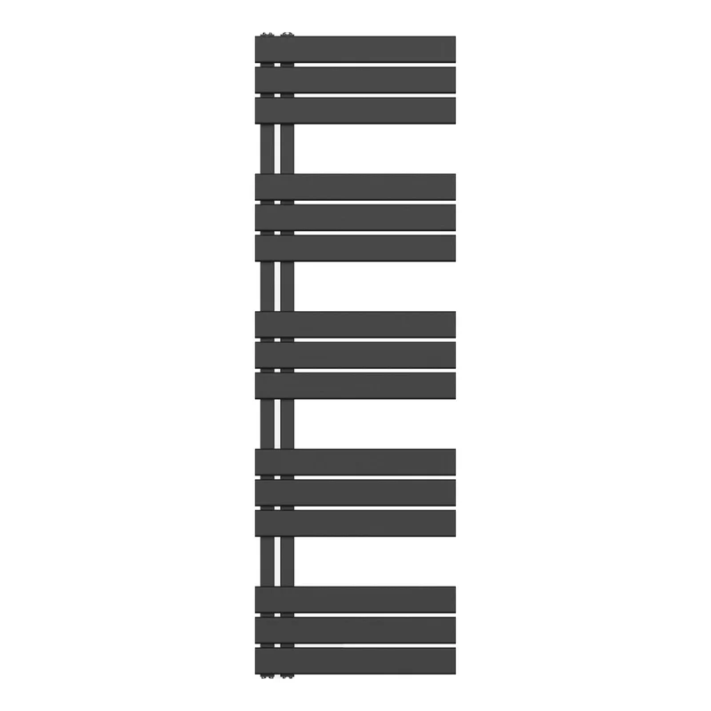BELRAD Badkamer Radiator 1600x500mm Mat Zwart – Linkeraansluiting/Combi – 755W