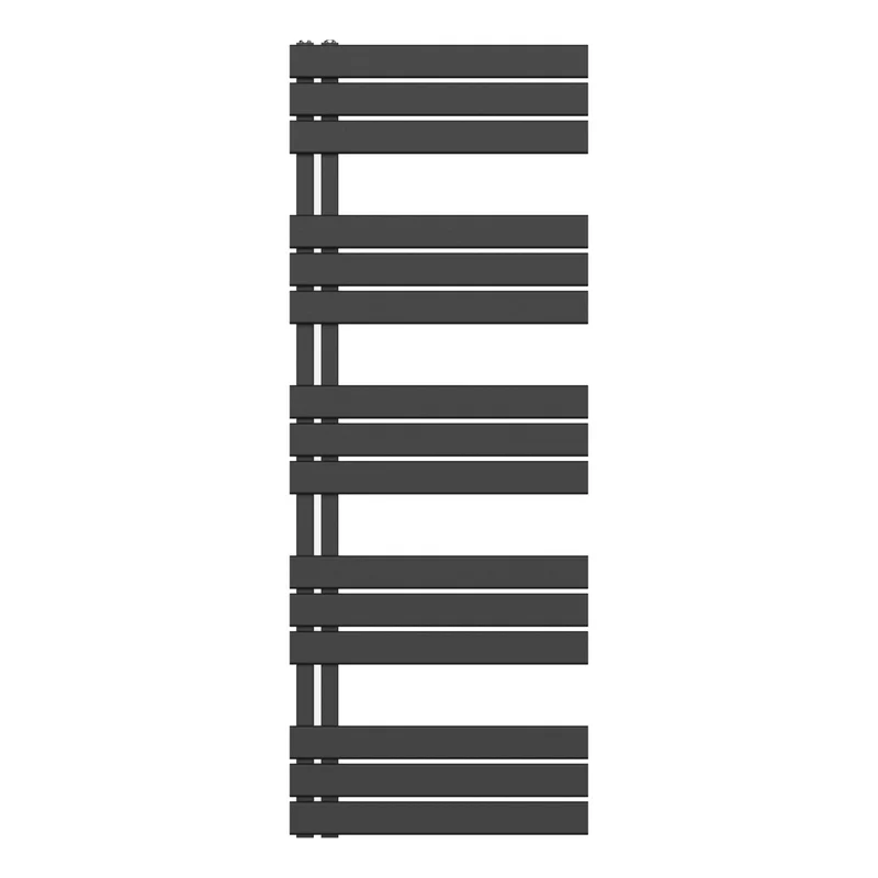 BELRAD Badkamer Radiator 1600x600mm Mat Zwart – Linkeraansluiting/Combi – 864W