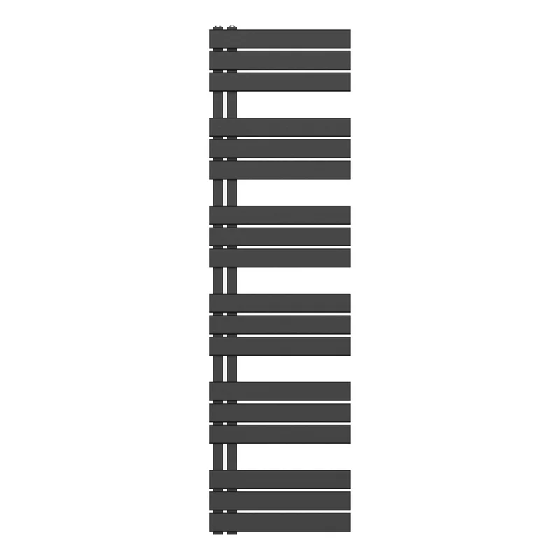 BELRAD Badkamer Radiator 1800x500mm Mat Zwart – Linkeraansluiting/Combi – 890W