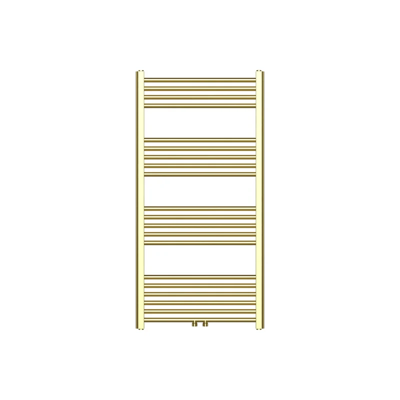 BELRAD Badkamer radiator 1200x600mm - Geborsteld Goud - Middenaansluiting - 414W