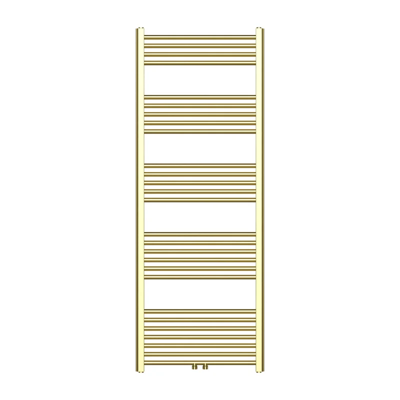 BELRAD Badkamer radiator 1600x600mm - Geborsteld Goud - Middenaansluiting - 557W