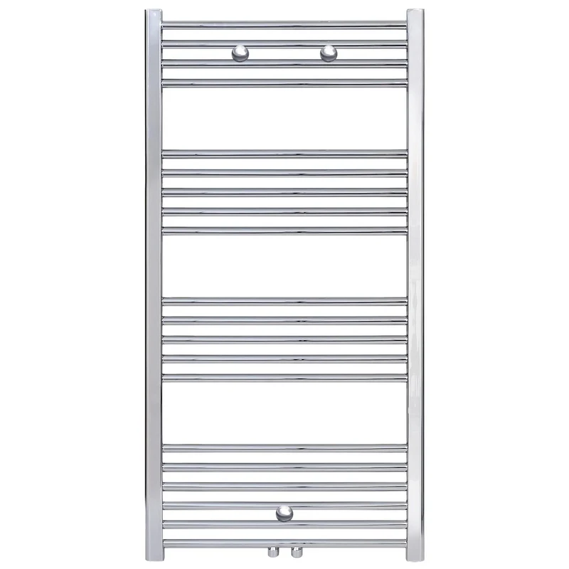 BELRAD Badkamer radiator 1200x500mm - Chroom - Middenaansluiting - 376W