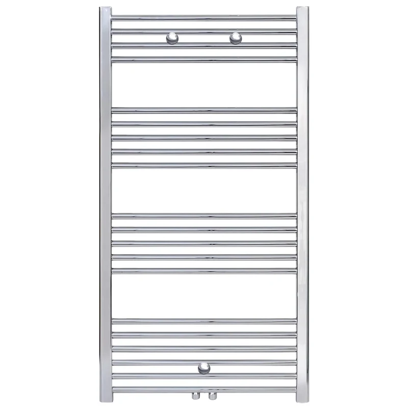 BELRAD Badkamer radiator 1200x600mm - Chroom - Middenaansluiting - 431W
