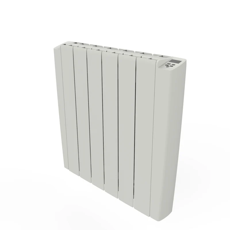 Stelrad Elektrische wandradiator aluminium 1080x580mm - Wit - Met stekker & afstandsbediening - 2000W
