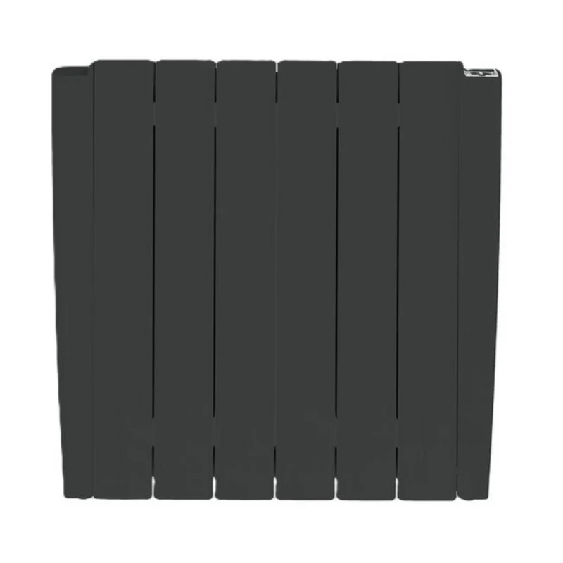 Stelrad Elektrische wandradiator aluminium 1080x580mm - Antracietgrijs - Met stekker & afstandsbediening - 2000W