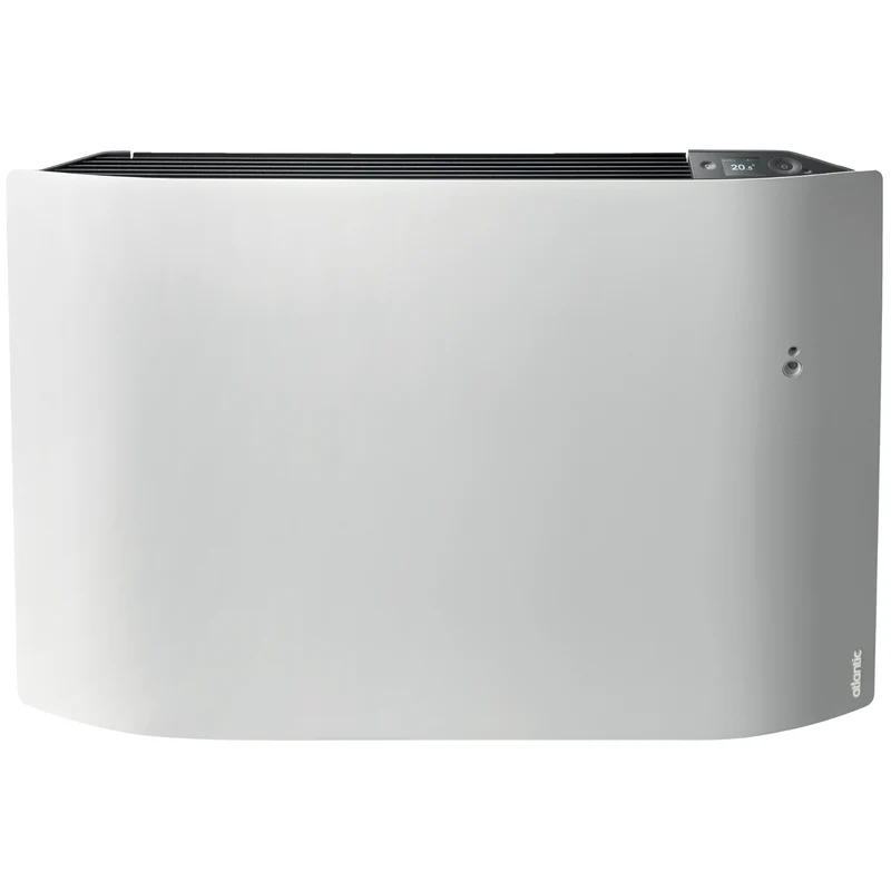 Atlantic Elektrische wandradiator 1190x590mm - Wit - Met stekker & programma - 2000W