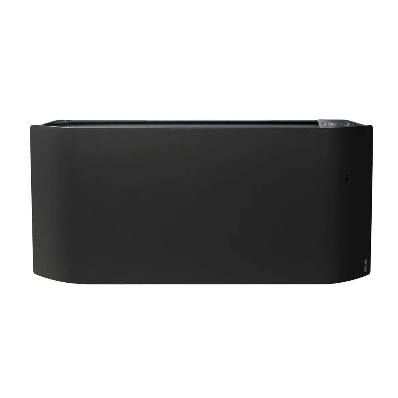 Atlantic Elektrische wandradiator 1190x590mm - Zwart - Met stekker & programma - 2000W