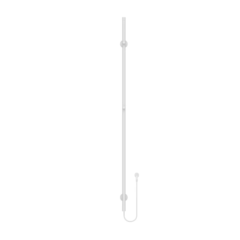 BELRAD Badkamer radiator staafmodel elektrisch 1500x63x127 mm - Enkel - Glanzend wit - 60W