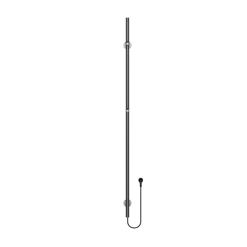 BELRAD Badkamer radiator staafmodel elektrisch 1500x63x127 mm - Enkel - Gunmetal - 60W