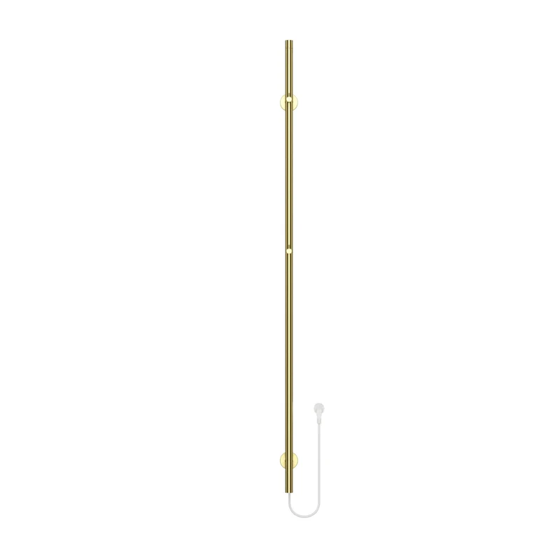 BELRAD Badkamer radiator staafmodel elektrisch 1500x63x127 mm - Enkel - Geborsteld goud - 60W