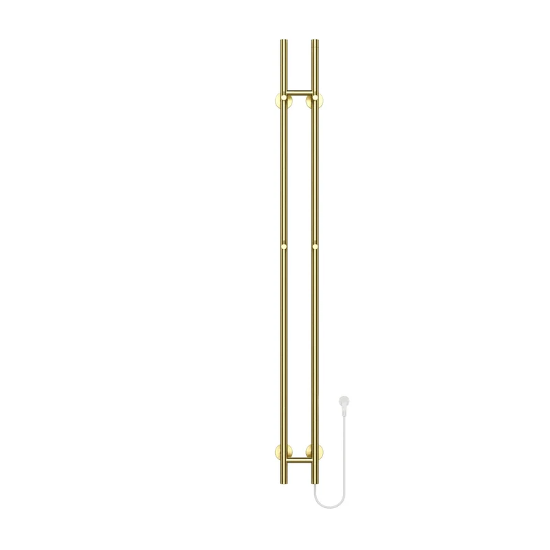 BELRAD Badkamer radiator staafmodel elektrisch 1500x168x127 mm - Geborsteld goud - Dubbel - 120W