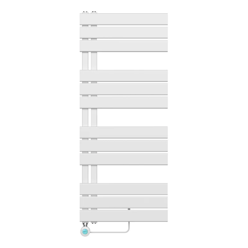 BELRAD Badkamer radiator elektrisch 1200x500mm - wit - Linksaansluiting/Combi - 593W