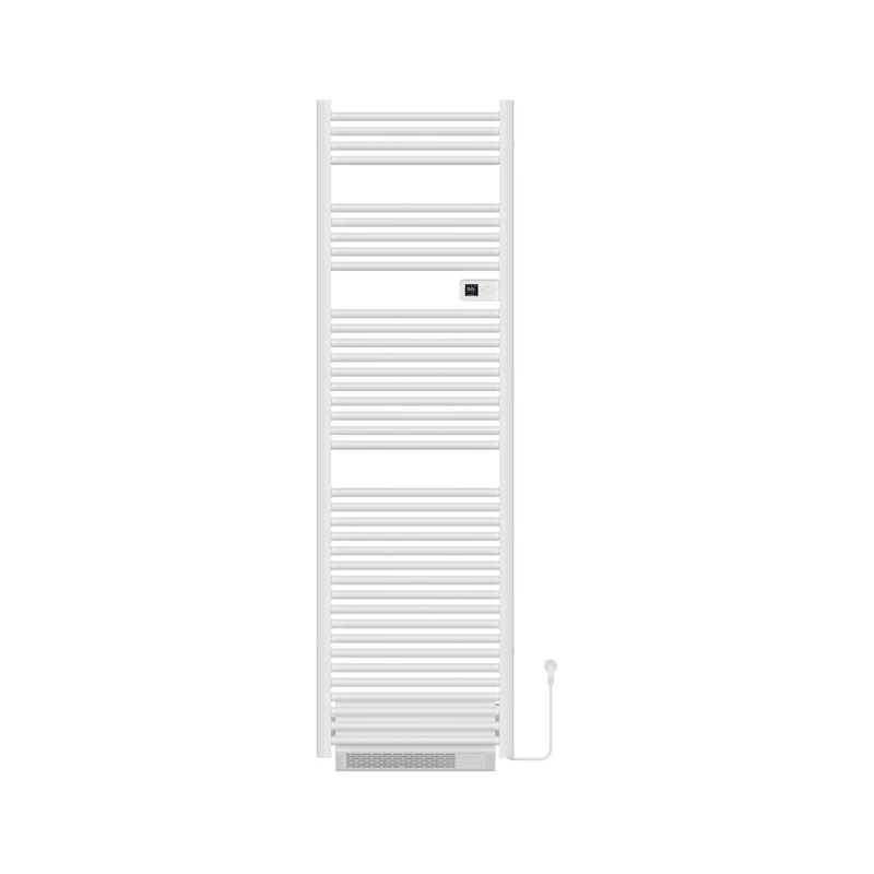 BELRAD Badkamer radiator elektrisch 1840x540x133 mm - Glanzend wit - Programmeerbare thermostaat + Blower - 2000W