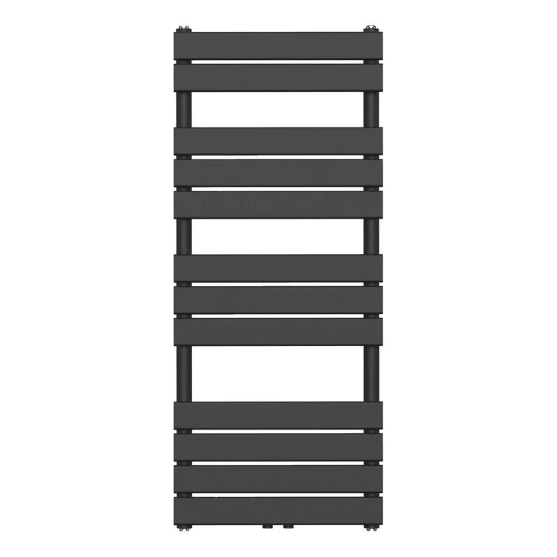 BELRAD Badkamer radiator 1200x500mm - Zwart - Middenaansluiting - 593W