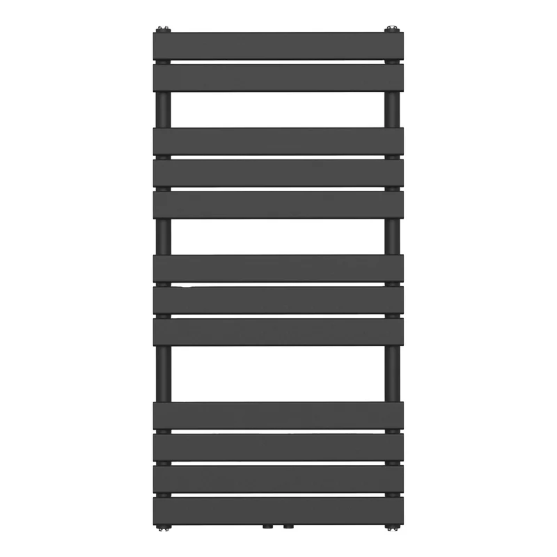 BELRAD Badkamer radiator 1200x600mm - Zwart - Middenaansluiting - 681W