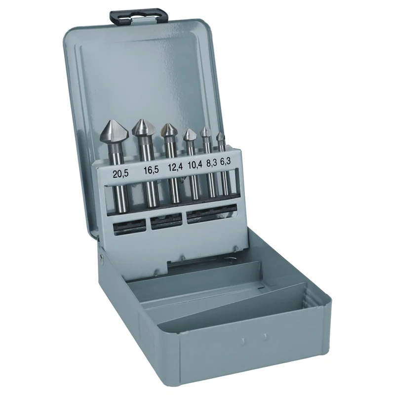 Bosch 6-DELIGE CONISCHE VERZINKBORENSET