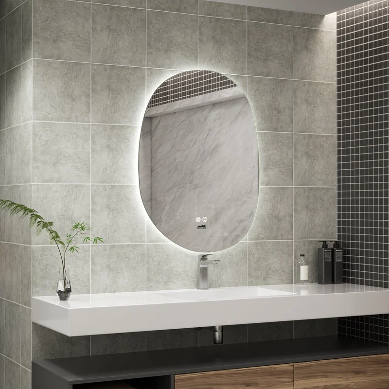 Moderne Badkamer Spiegel "Bardosu" - 80 x 60 cm - LED & Anti-condens