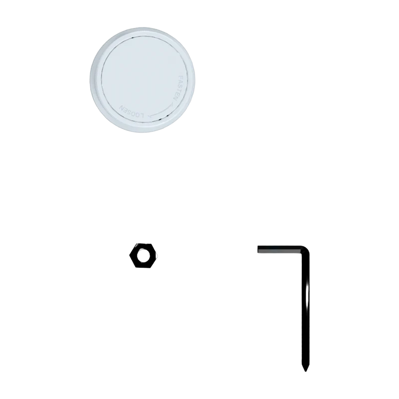 Fan Housing Ring + Blade Screw Whisper Flex 2 Smart Ice Blue
