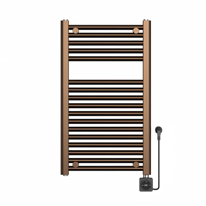 Wiesbaden Elara Elektrische Radiator Smart WiFi 76,6 x 45 cm - Geborsteld Brons Koper