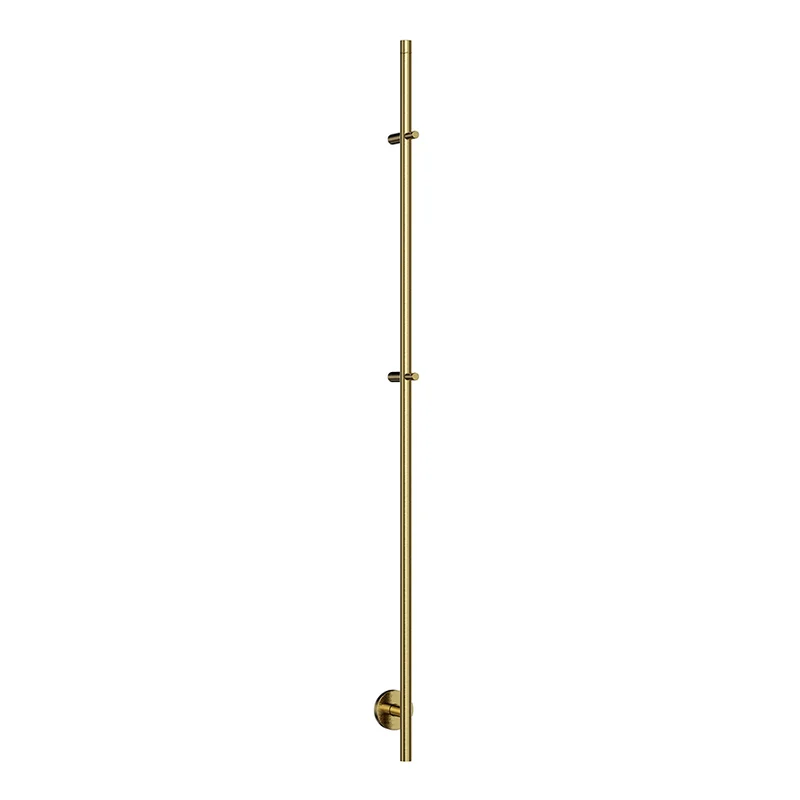 Wiesbaden Callista Elektrische Handdoekradiator 150 cm - Geborsteld Messing